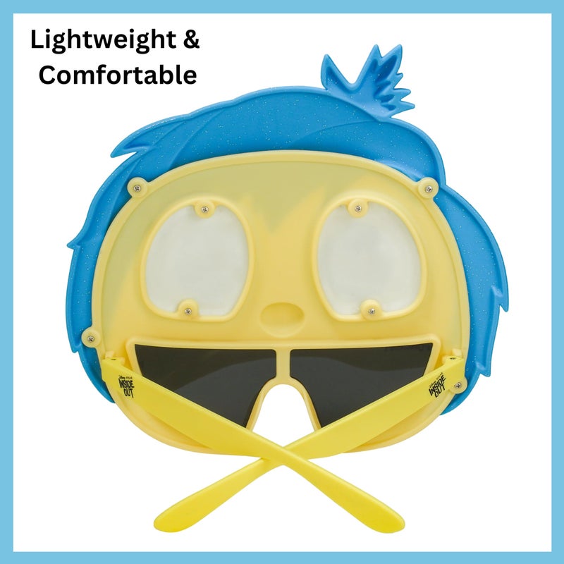 Sun-Staches Inside Out Official Joy Sunglasses | Disney Pixar Costume Accessory | UV400 | One Size Fits Most - Image 3